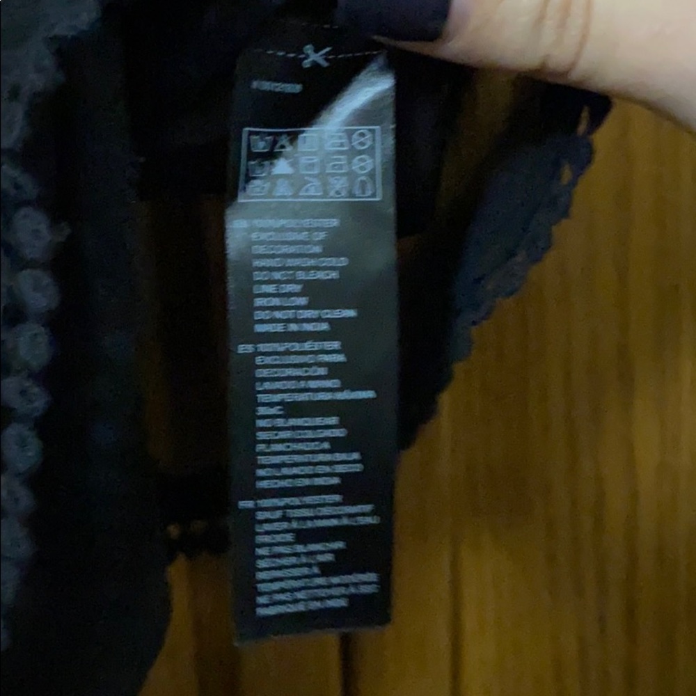 Sheer black top - Picture 6 of 6